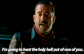 Negan Beat the Holy Hell.gif
